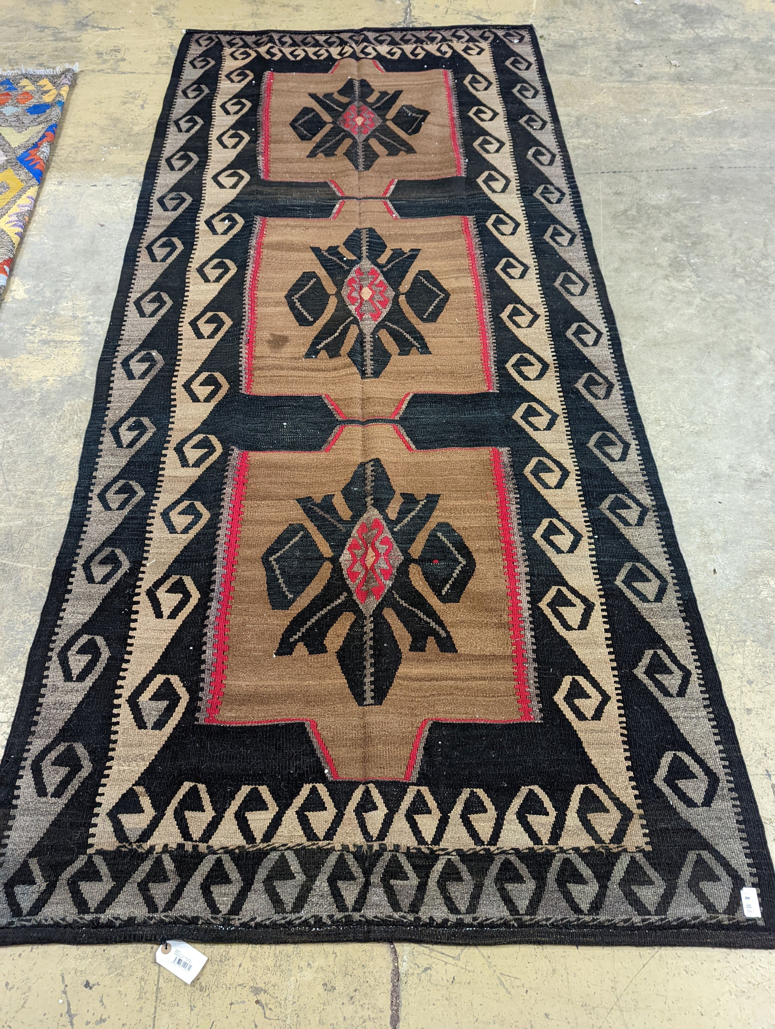 A vintage Anatolian Kelim, approx. 350 x 150cm